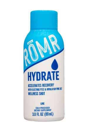 ROMR: Romr-3oz-2022-DietShot-Hydrate-Front