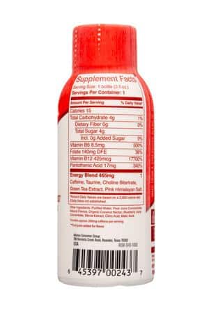 ROMR: Romr-3oz-2022-DietShot-Energy-Facts