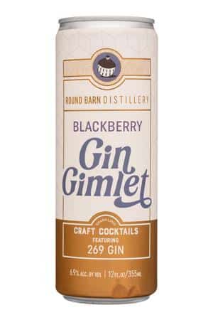 Round Barn Distillery: RoundBarnDistillery-12oz-2024-Cocktail-GinGimlet