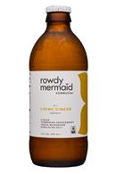 Rowdy Mermaid Kombucha: RowdyMermaid-12oz-Kombucha-No1-LivingGinger-Front