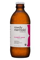 Rowdy Mermaid Kombucha: RowdyMermaid-12oz-Kombucha-No2-FlowerGrow-Front