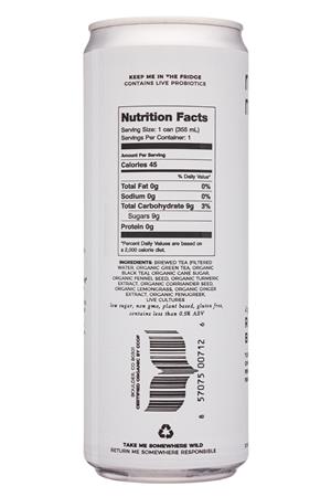 Rowdy Mermaid Kombucha: RowdyMermaid-12oz-2020-Kombucha-RowdyBelly-Facts