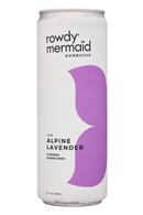 Rowdy Mermaid Kombucha: RowdyMermaid-12ozCan-Kombucha-AlpineLavender-Front
