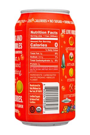 Ruby Hibiscus Water: Ruby-12oz-2023-SparkHibiscus-Original-Facts