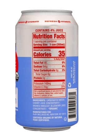 Ruby Hibiscus Water: Ruby-12oz-2024-HibiscusWater-BerryCherry-Facts