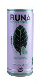 Runa Clean Energy: Runa OriginalZero Front