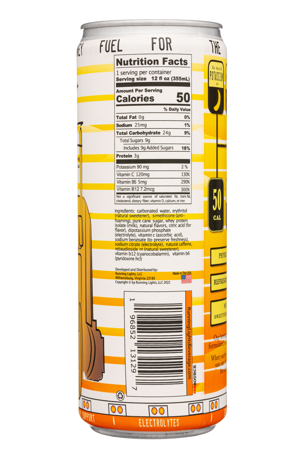 Running Lights: RunningLights-12oz-2022-Mango-Facts