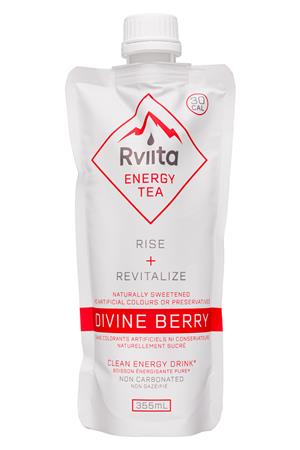 Rviita Energy Tea: Rviita-355ml-2020-EnergyTea-DivineBerry-Front