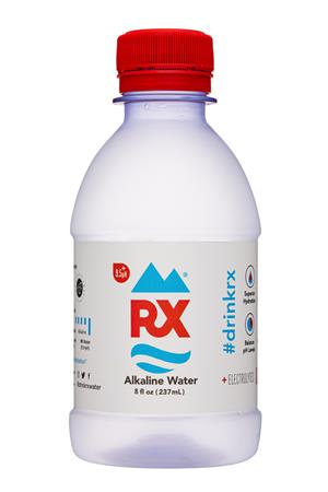 RX Water: DrinkRX-8oz-2020-AlkWater-Front