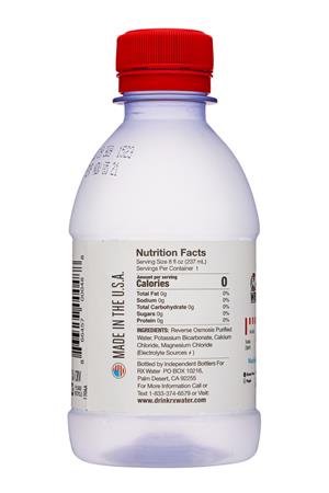 RX Water: DrinkRX-8oz-2020-AlkWater-Facts