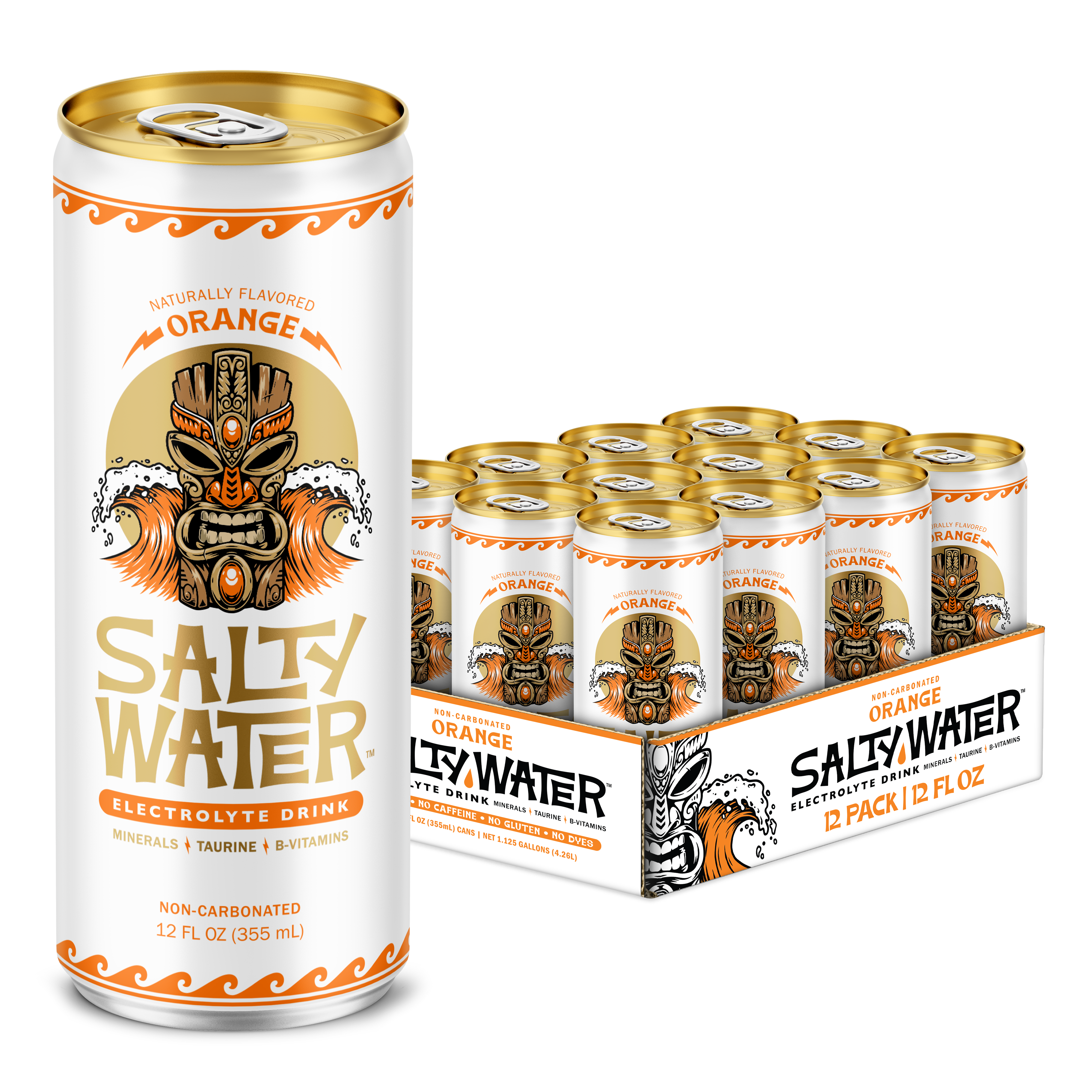 SaltyWater: Photo of SaltyWater Electrolyte Drink - Orange - SaltyWater (uploaded by company)
