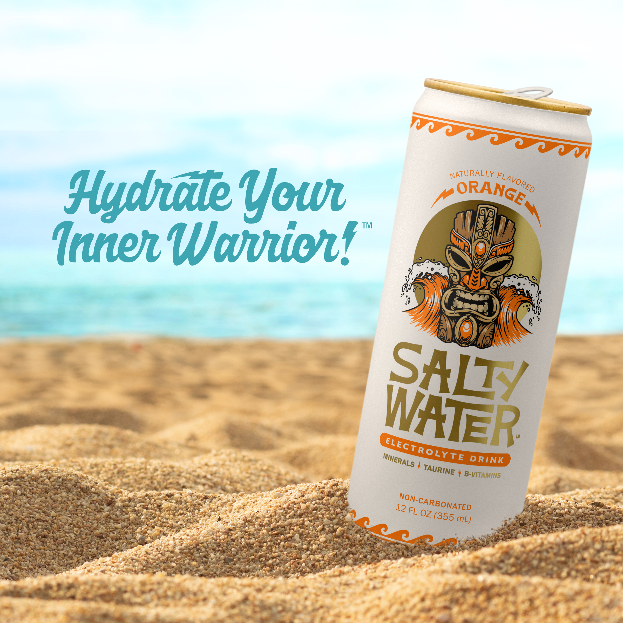 SaltyWater: Photo of SaltyWater Electrolyte Drink - Orange - SaltyWater (uploaded by company)