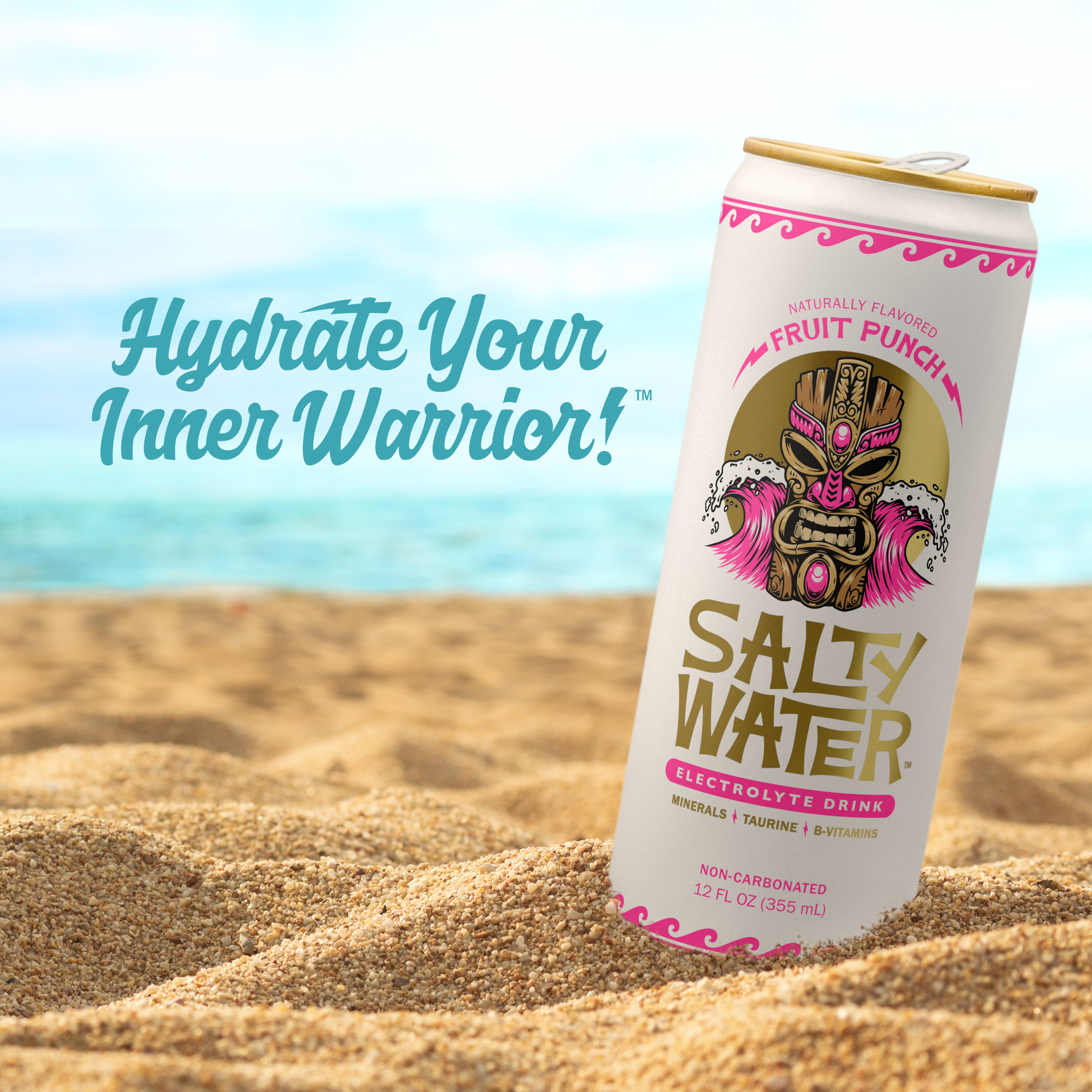 SaltyWater: Photo of SaltyWater Electrolyte Drink - Fruit Punch - SaltyWater (uploaded by company)
