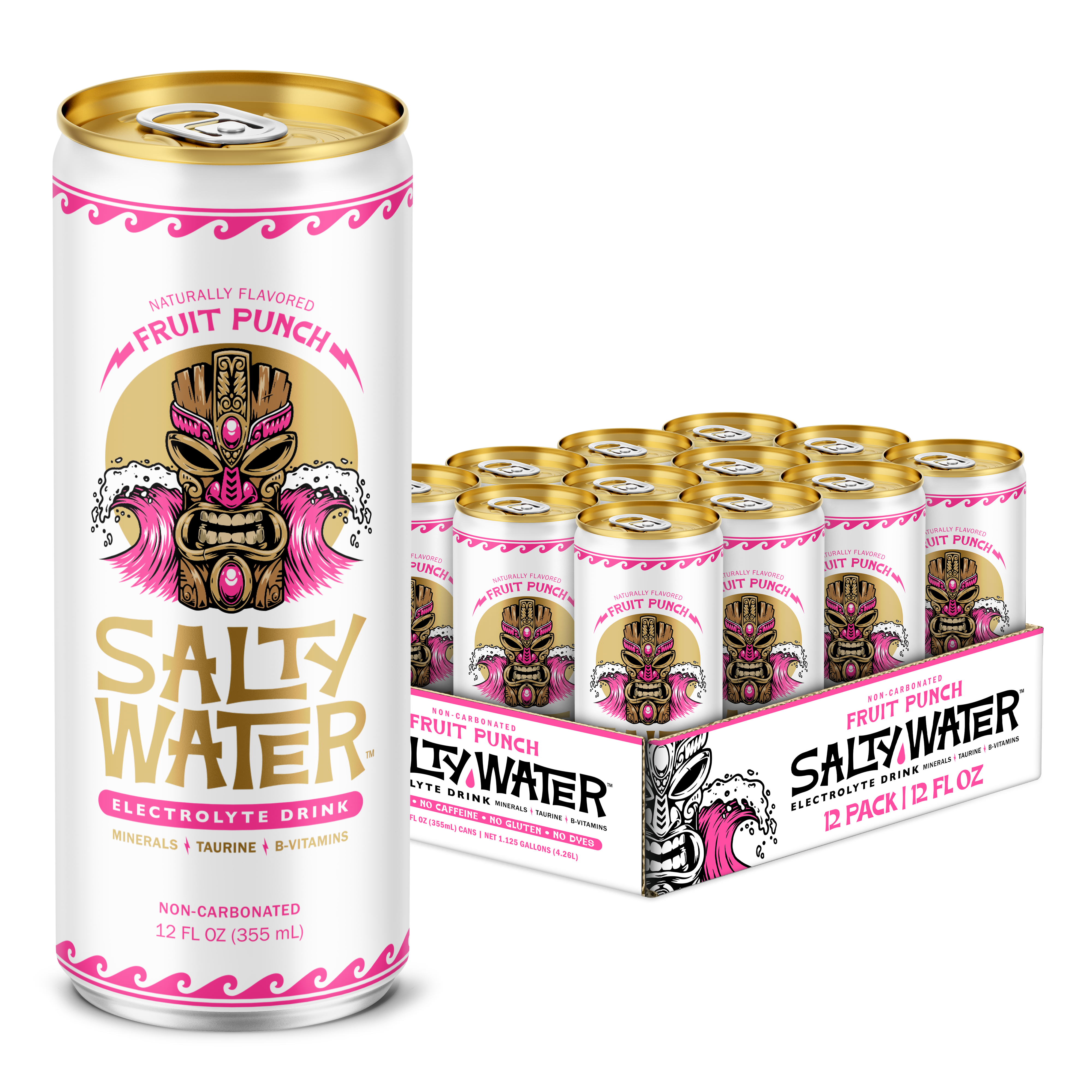 SaltyWater: Photo of SaltyWater Electrolyte Drink - Fruit Punch - SaltyWater (uploaded by company)