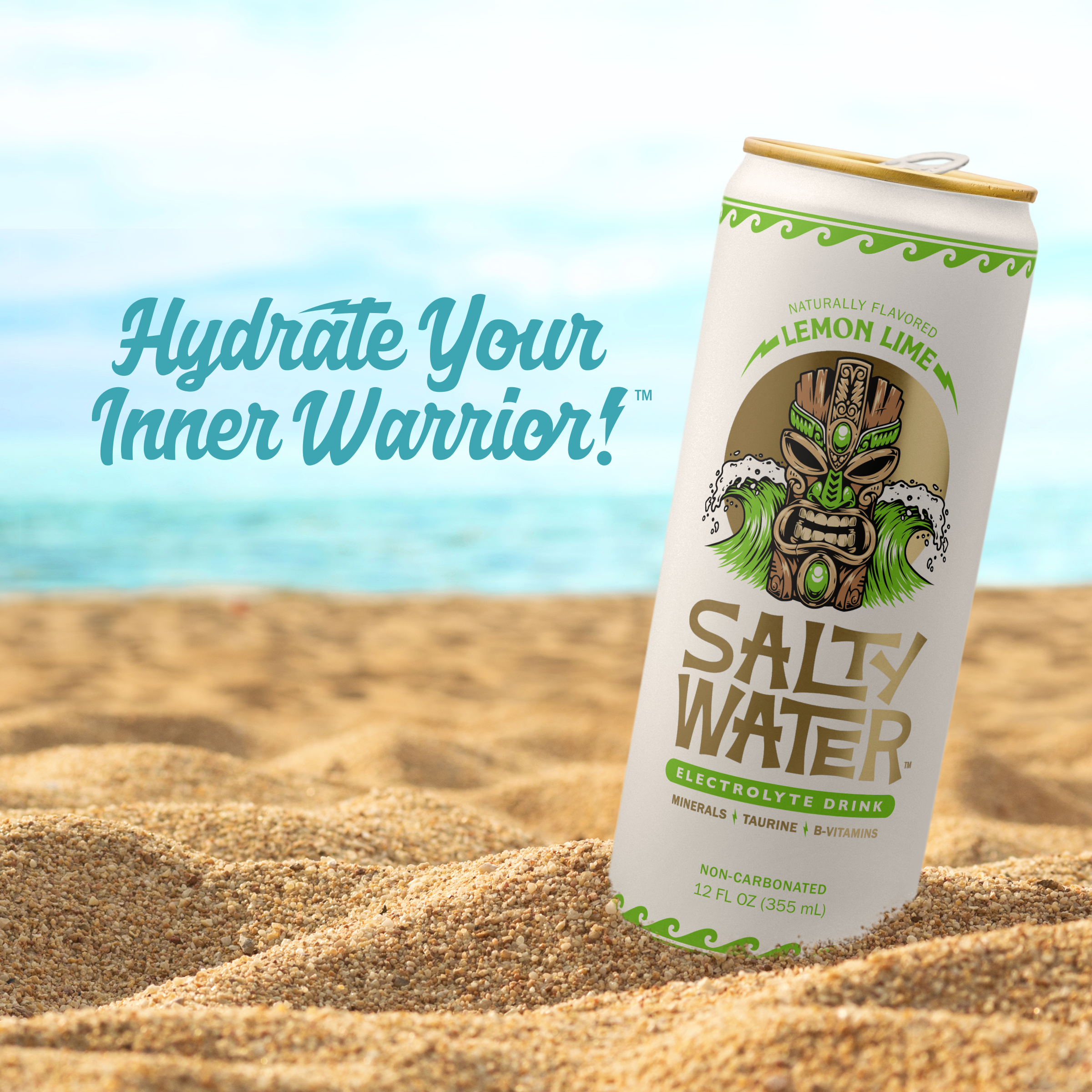 SaltyWater: Photo of SaltyWater Electrolyte Drink - Lemon Lime - SaltyWater (uploaded by company)