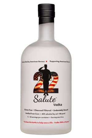 Salute America Vodka: 22Salute-750ml-2023-Vodka