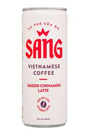 Sang: Sang-8oz-2023-VietnameseCoffee-SaigonCinnLatte-Front