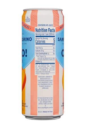 Sanpellegrino: Sanpellegrino-11oz-2025-Ciao-Peach-Facts