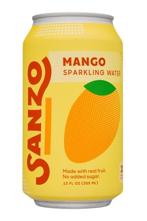 Sanzo: Sanzo-12oz-2020-SparklingWater-Mango-Front