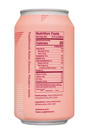 Sanzo: Sanzo-12oz-2020-SparklingWater-Lychee-Facts