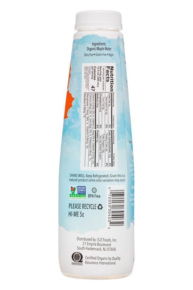 Sap On Tap: SapOnTap-13oz-MapleTreeWater-Replenish-Facts