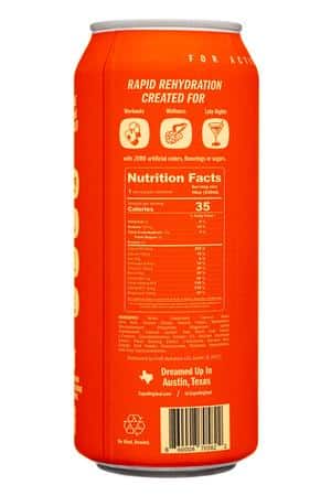 Sap's Original: Saps-16oz-2022-Hydration-Passionfruit-Facts