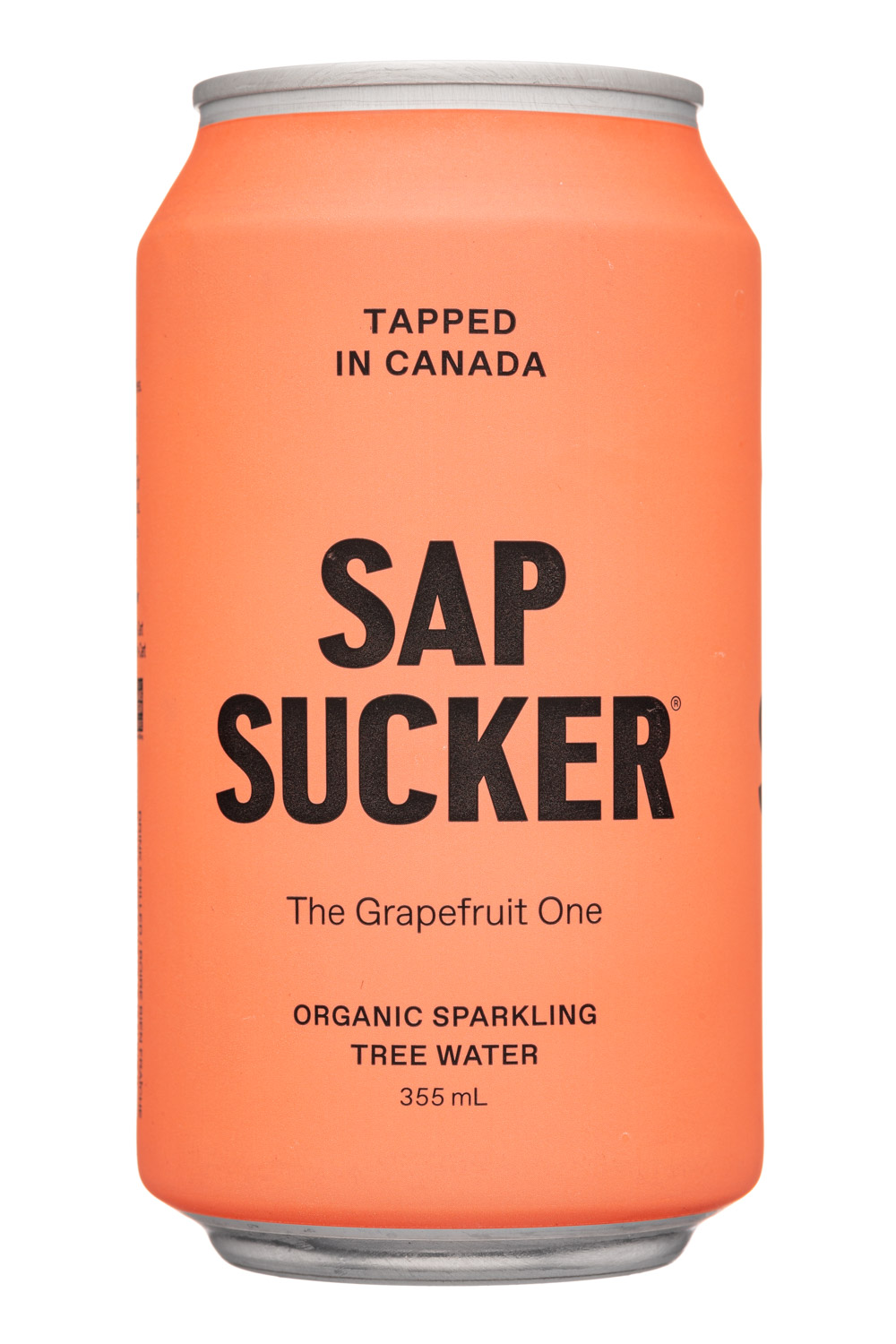 SapSucker: SapSucker-12oz-2021-SparklingTreeWater-Grapefruit-Front