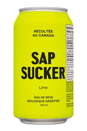SapSucker: SapSucker-355ml-2020-Sparkling-Lime-Front