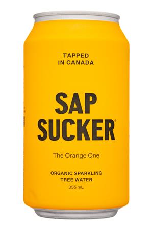 SapSucker: SapSucker-12oz-2021-SparklingTreeWater-Orange-Front