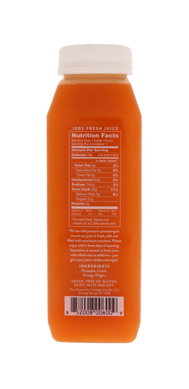 Saratoga Juice Bar: Saratoga Detox Facts