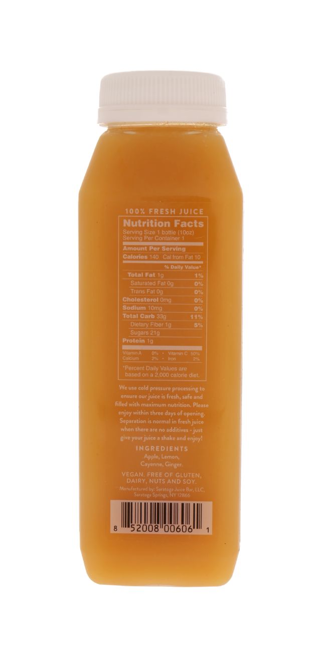 Saratoga Juice Bar: Saratoga BigShot Facts