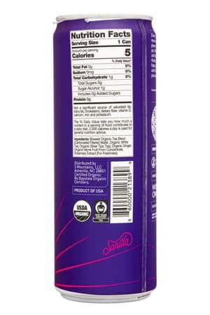 Sarilla: Sarilla-12oz-2022-SparklingTea-GingerWhite-Facts