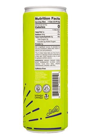 Sarilla: Sarilla-12oz-2023-TulsiLimeInfusion-TulsiLime-Facts