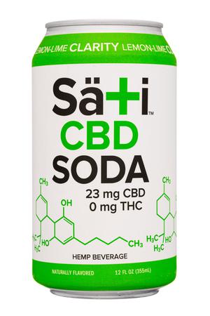 Sati Soda : Sati-12oz-2022-CBDSoda-LemonLime-Front