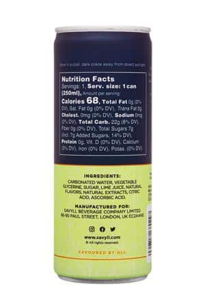 Savyll: Savyll-250ml-2025-NACocktail-Mojito-Facts