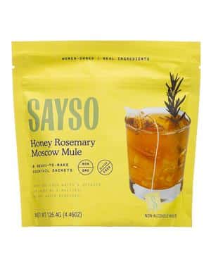 Sayso: Sayso-132g-2023-CocktailSachets-HoneyRosemaryMoscowMule
