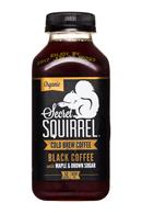 Secret Squirrel Cold Brew Coffee: SecretSquirrel-ColdBrew-12oz-Organic-Black-MapleBrownSugar-Front