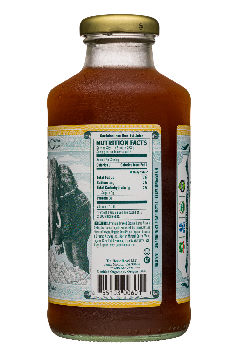 Seven Teas: TheHorseRoad-16oz-SevenTeas-Tulsi-Facts