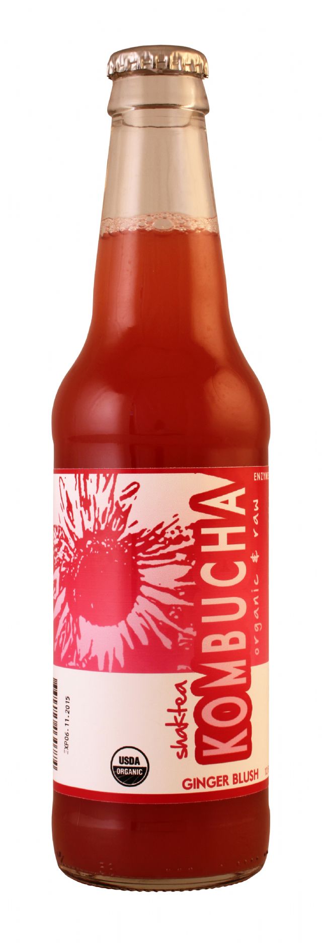 Shaktea Kombucha: ShakteaKom Ginger Front