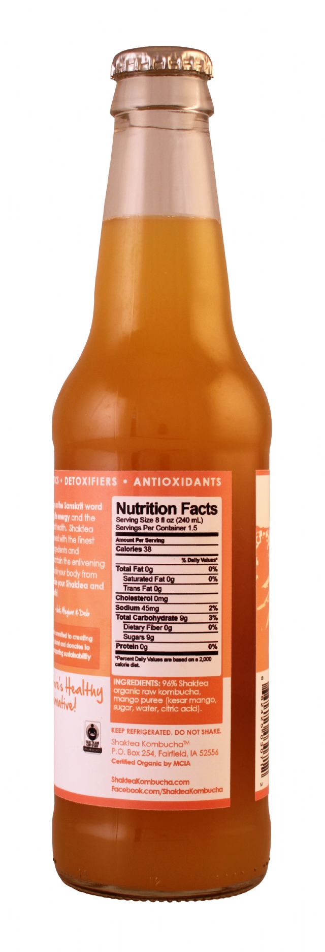 Shaktea Kombucha: ShakteaKom Mango Facts