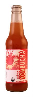 Shaktea Kombucha: ShakteaKom Strawberry Front