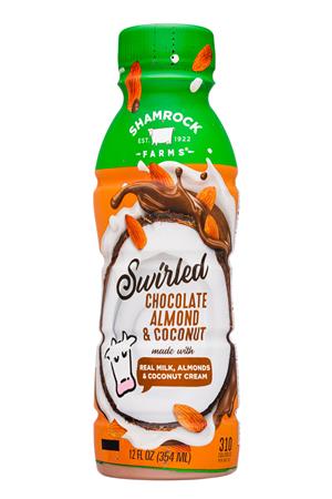 Shamrock Farms: ShamrockFarms-12oz-2021-Swirled-ChocAlmondCoconut-Front