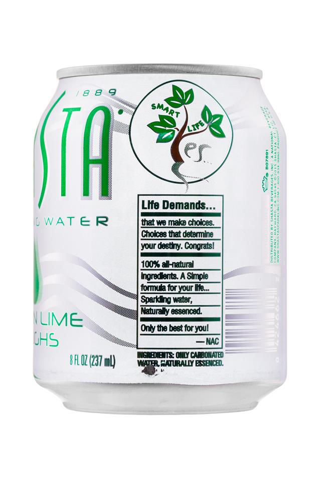 Shasta Sparkling Water: Shasta-8oz-SparklingWater-LemonLimeLaughs-Facts