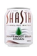 Shasta Sparkling Water: Shasta-8oz-SparklingWater-DraftRootBeerKisses-Front