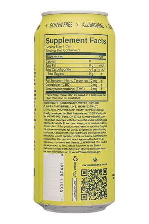 Shift: Shift-16oz-2025-THCSparkling-WildTangerine-Downshift-Facts
