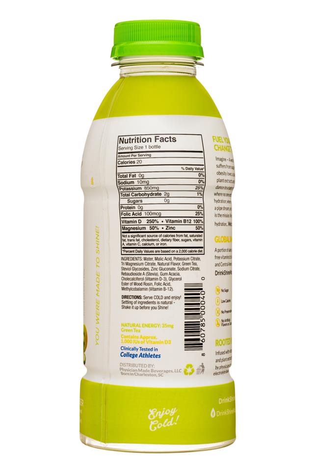 ShineWater: ShineWater-17oz-KiwiCucumber-Facts