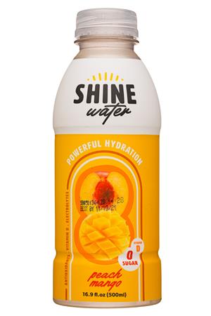ShineWater: ShineWater-17oz-2020-Hydration-PeachMango-Front