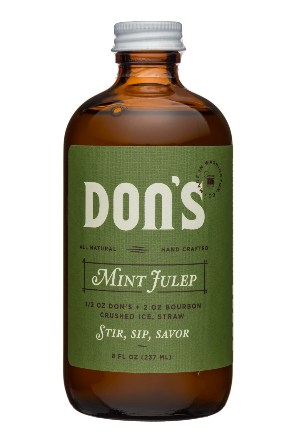 Shrub District: Dons-8oz-MintJulep-Front