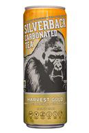 Silverback Draft Tea: Silverback-12oz-CarbonatedTea-HarvestGold-Front