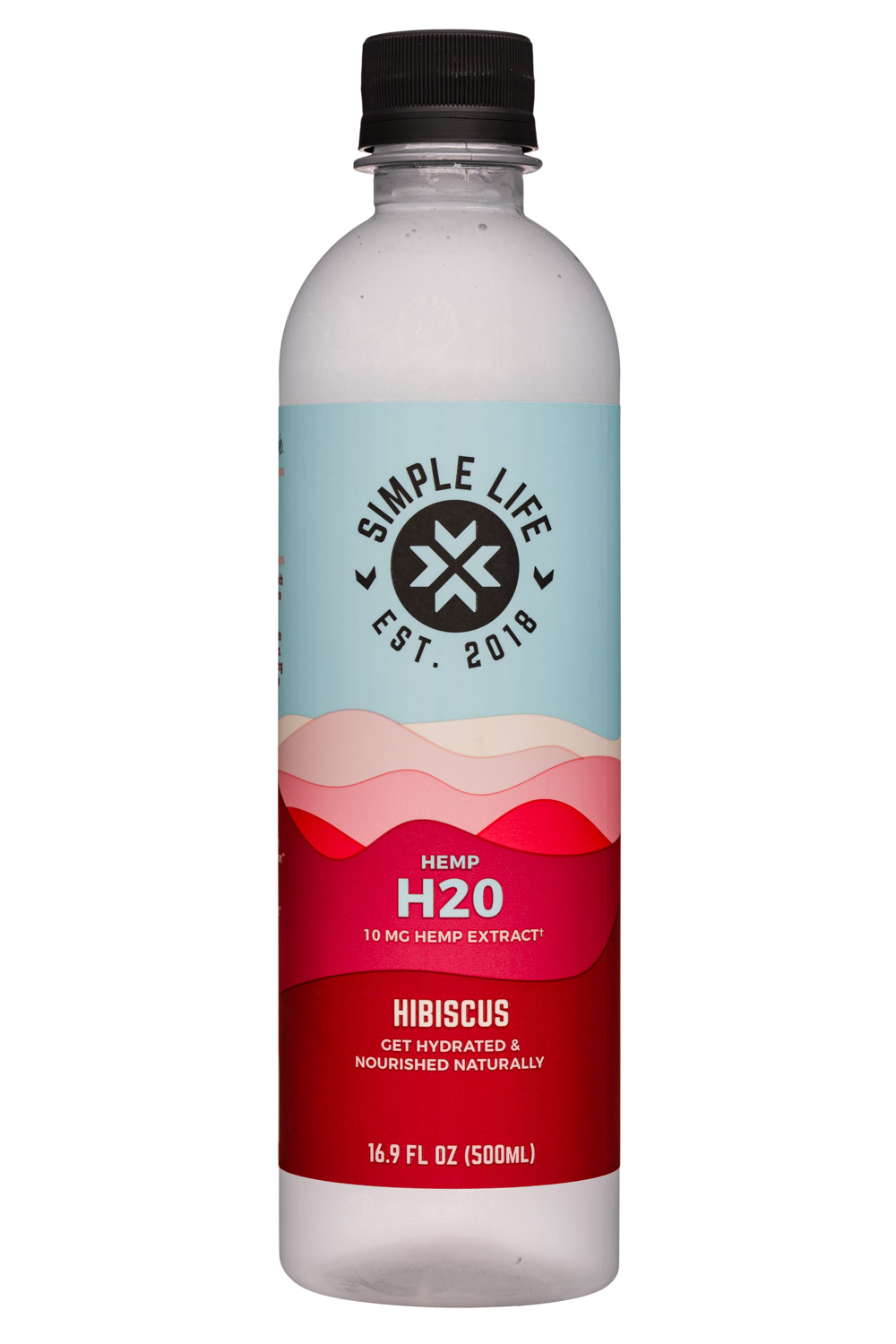 Hemp H2O - Hibiscus (10mg Hemp Extract)